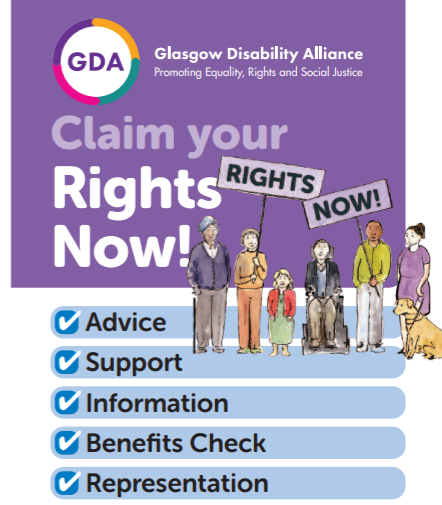 Rights Now Leaflet 2026 • Glasgow Disability Alliance